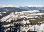 Blick von Rodelbahn Laab Alm auf Deutschnofen